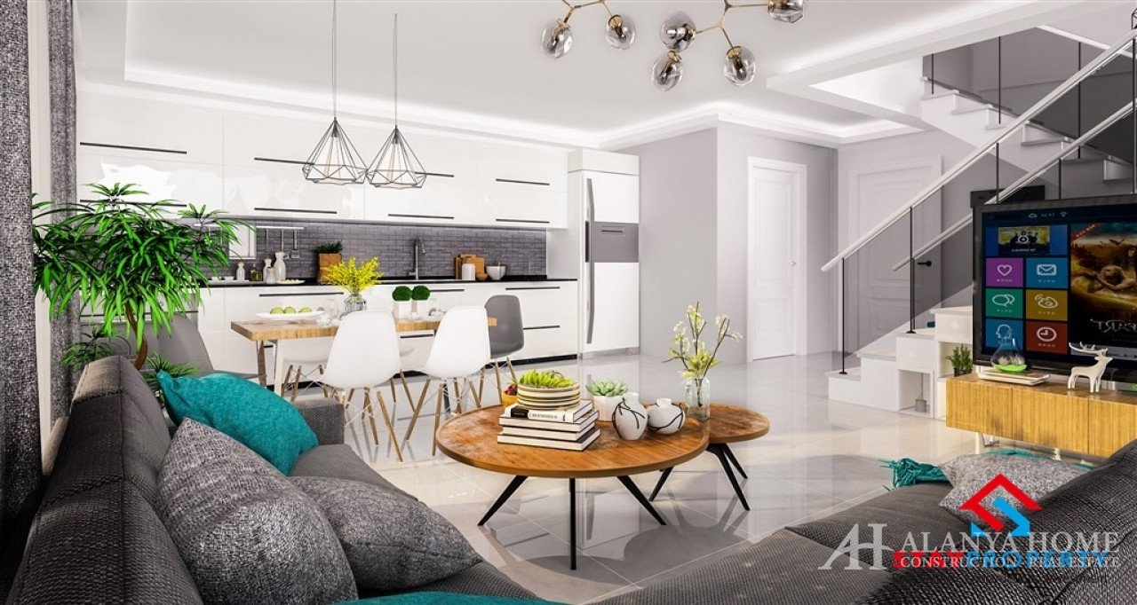 Фото купить продать недорогую двухкомнатную квартиру недвижимость 1+1 c просторной гостиной кухней с